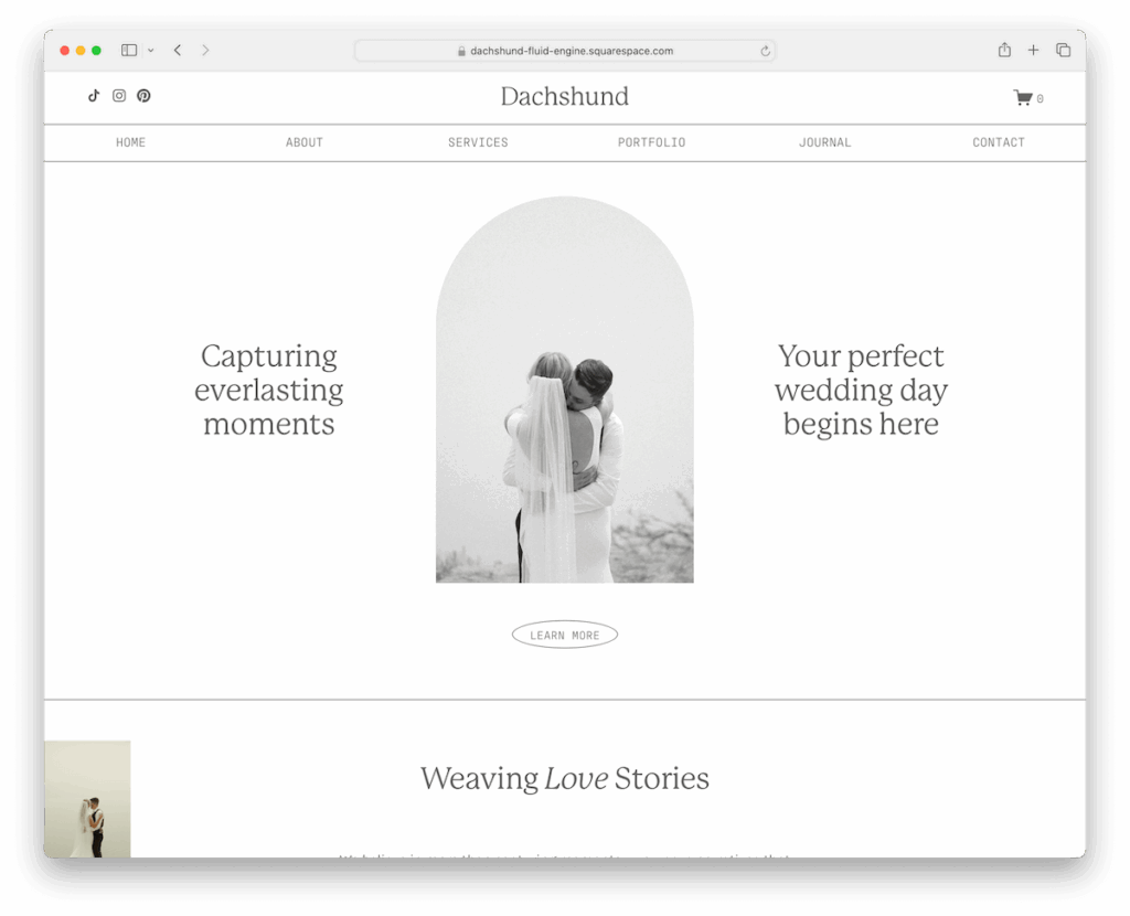 squarespace wedding photographer templates