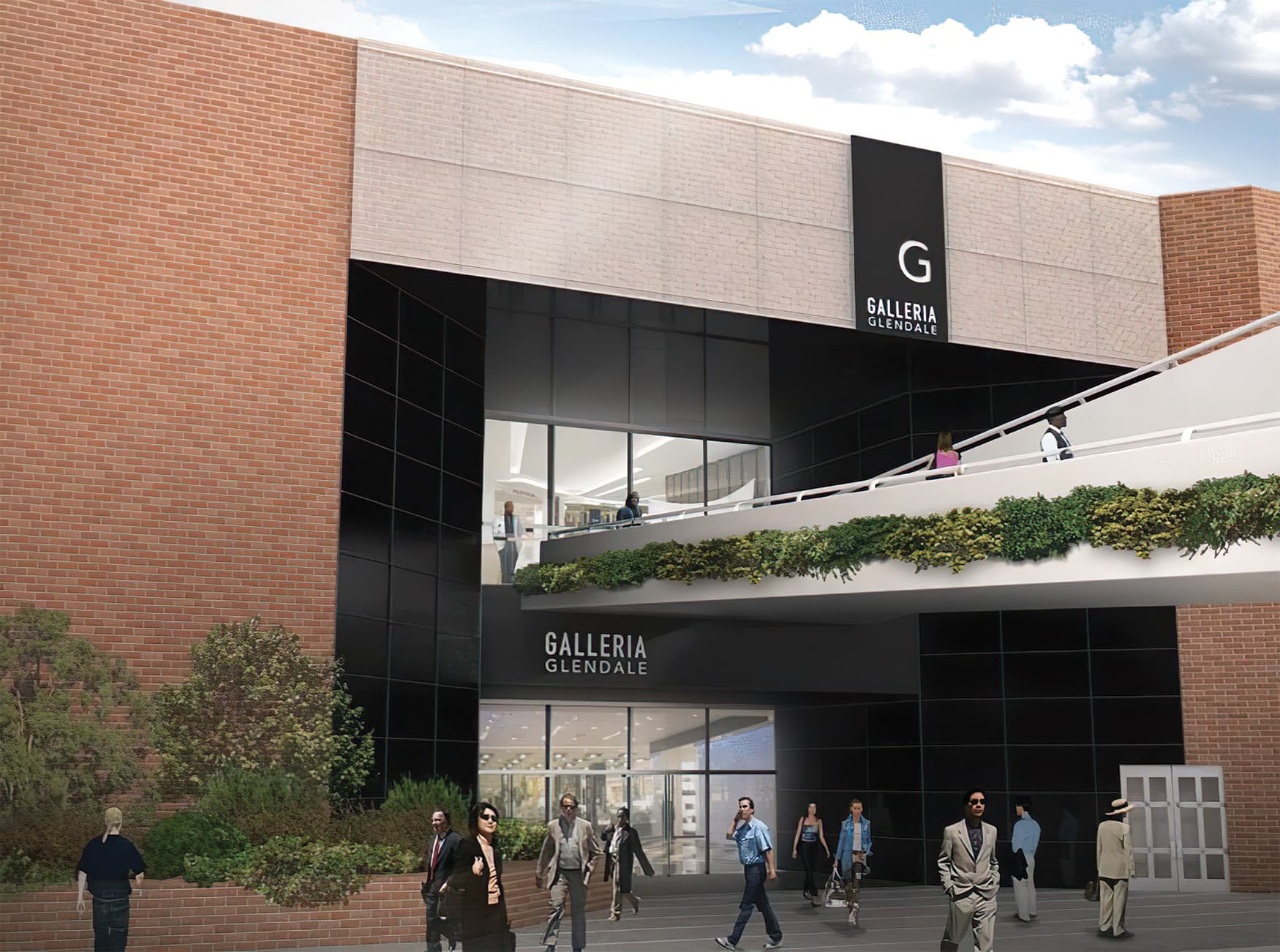 Glendale Galleria. A retail destination in Glendale, California. Project Facade Identity Signage