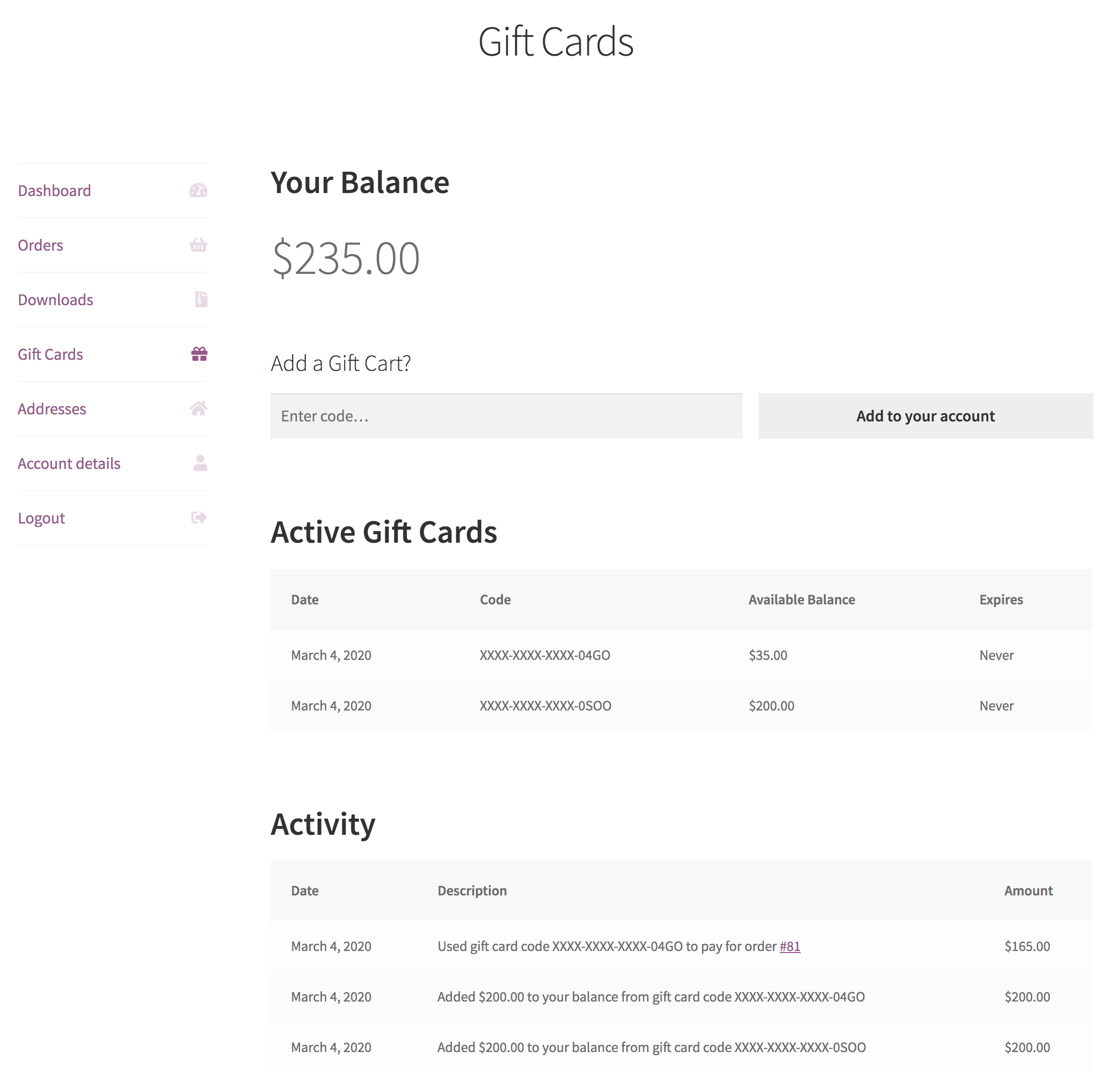 From checkout to account management, every feature has been designed to make your customers feel right at home.