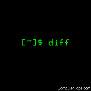 comando diff