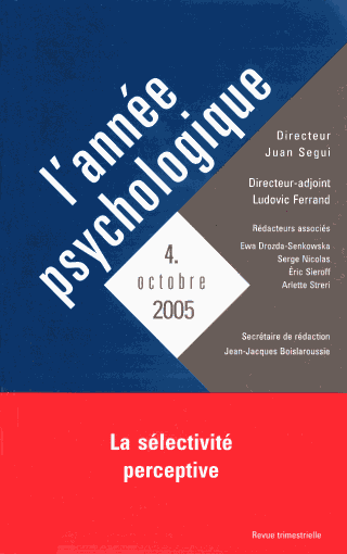 vignette collection L'Année psychologique