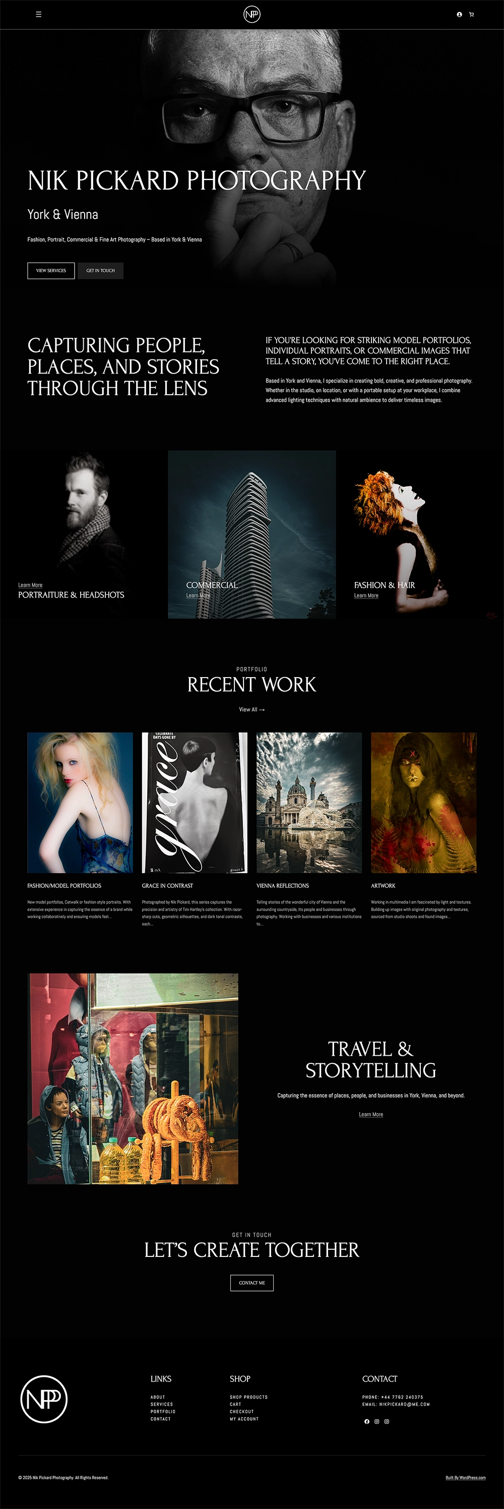 An example of a website build by WordPress.com Express Website Design Service.
