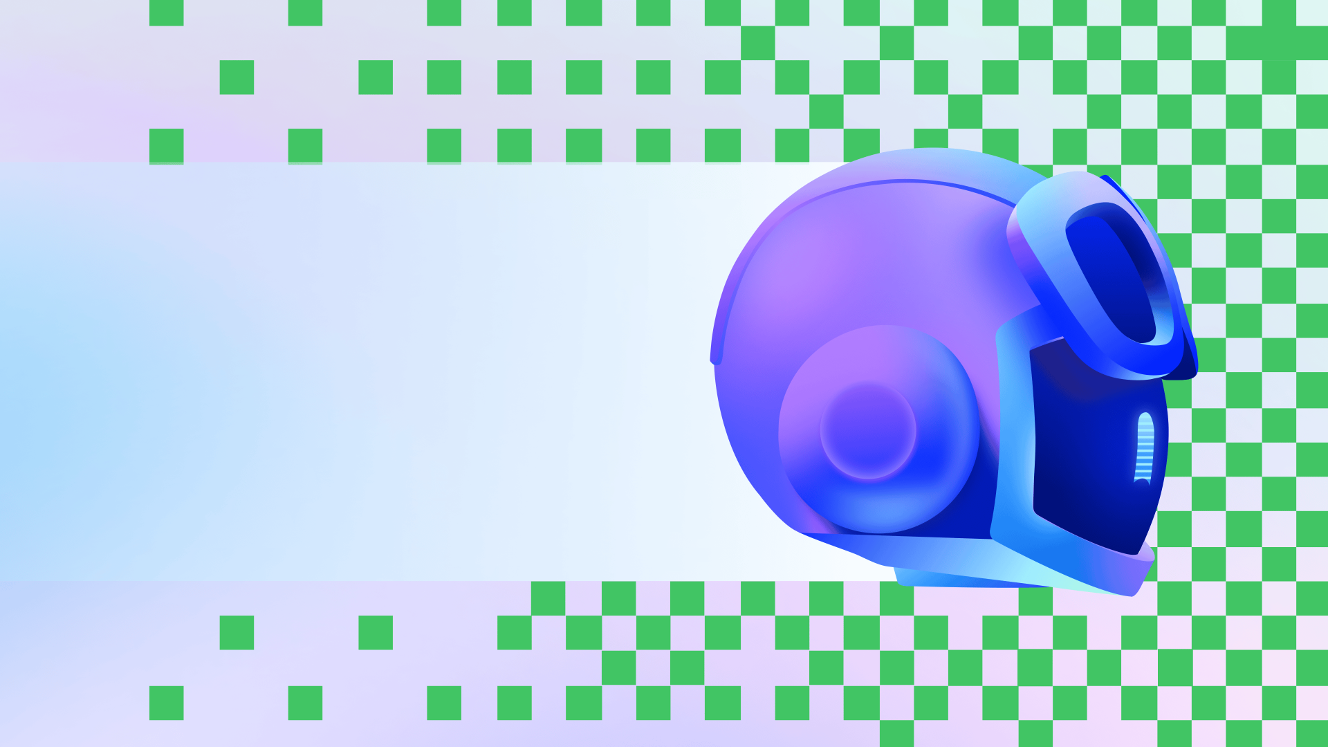 Copilot appears against a decorative background with scattered green squares.