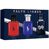 Ralph Lauren - World of Polo Men's Cologne Trio Set ($201 Value) - Polo Red Eau de Toilette, Polo 67 Eau de Toilette, & Polo