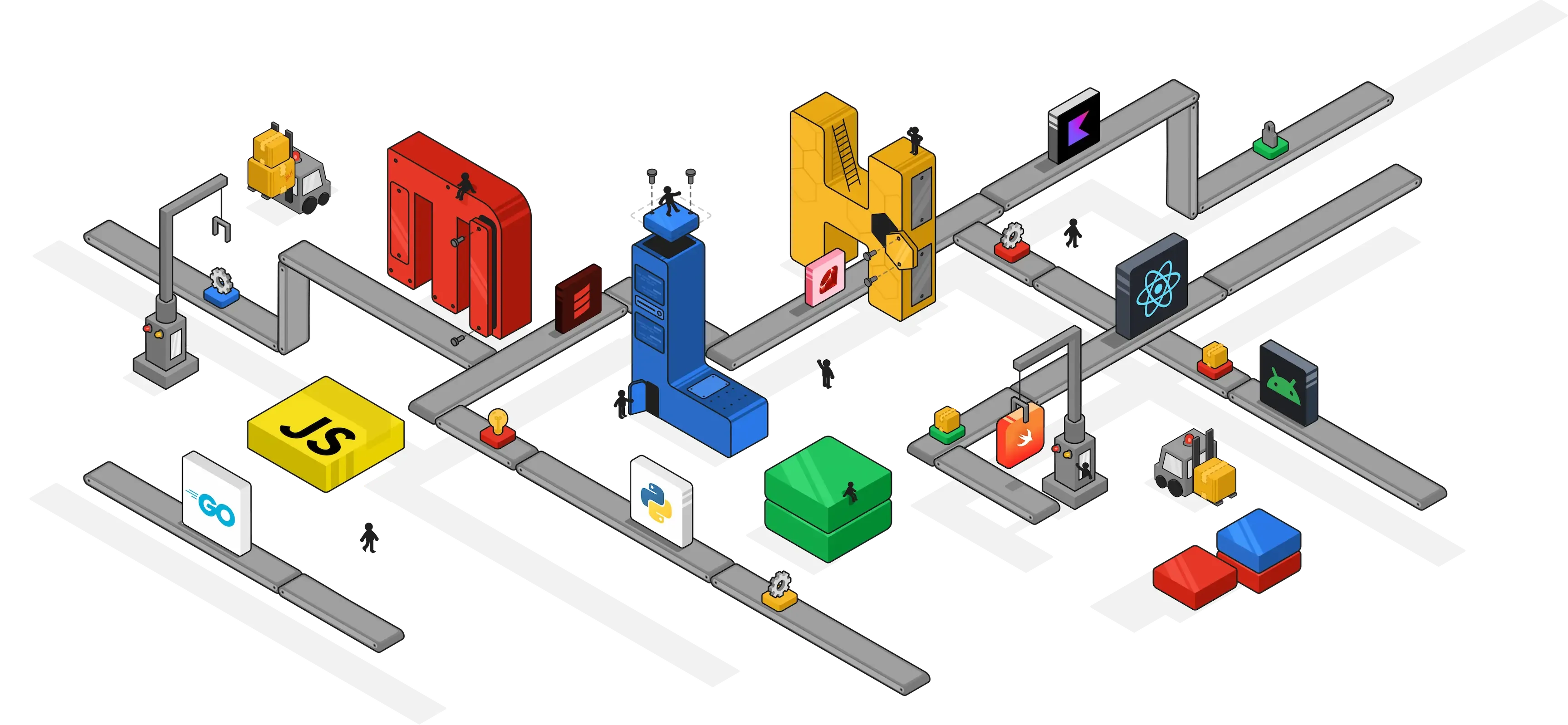 MLH Tech Stack illustration