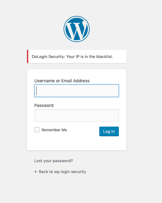 Login Page (2 times left)