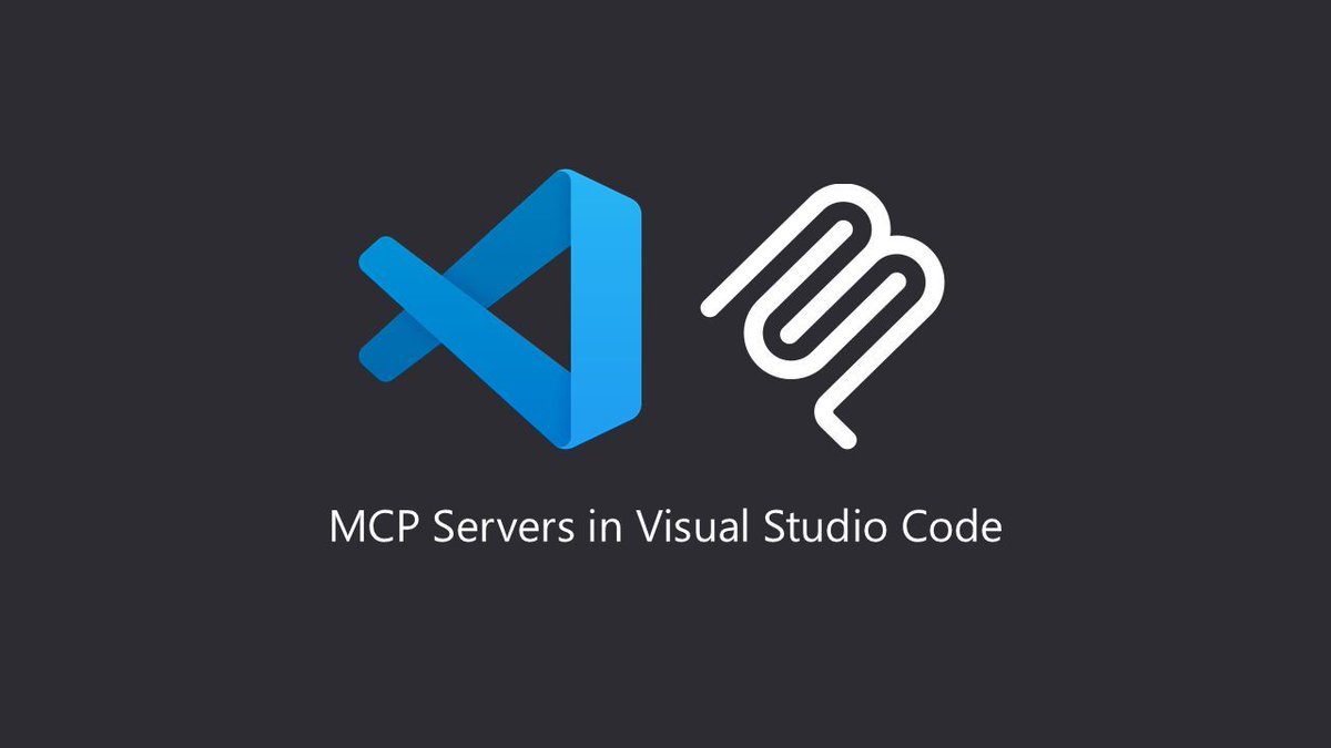 A thumbnail with a dark background and the VS Code and MCP logos that reads "MCP Servers in Visual Studio Code".