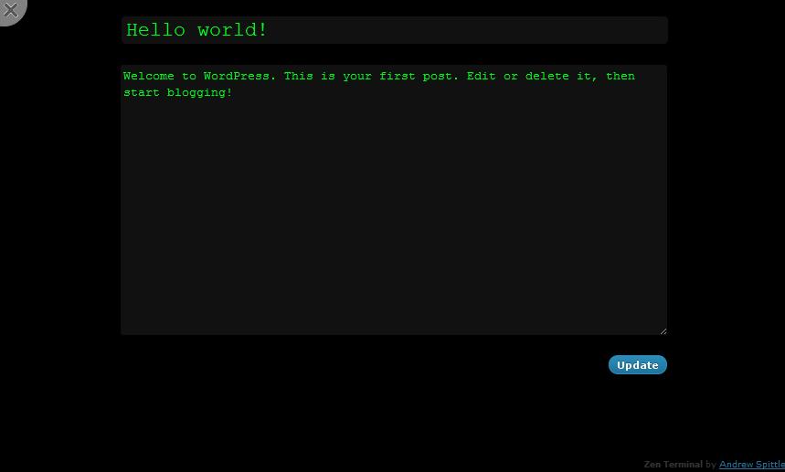 Zen Terminal Theme