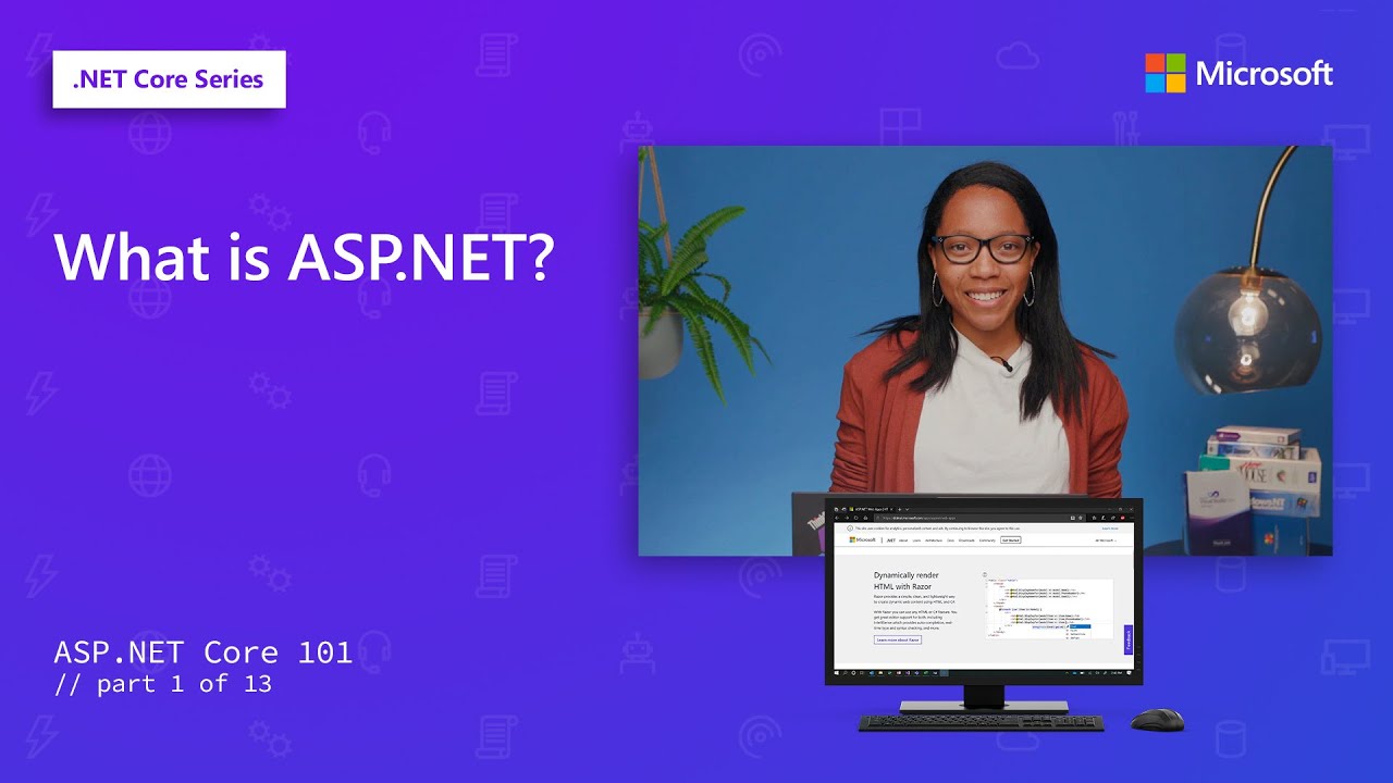 ASP.NET가 무엇인지에 대한 비디오 ASP.NET Core 101 스크린샷