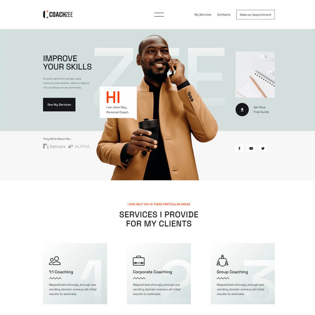 Career Coach WordPress Theme