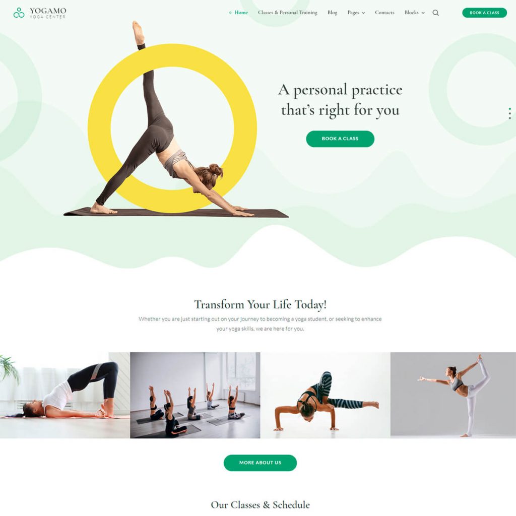 Yoga WordPress Theme