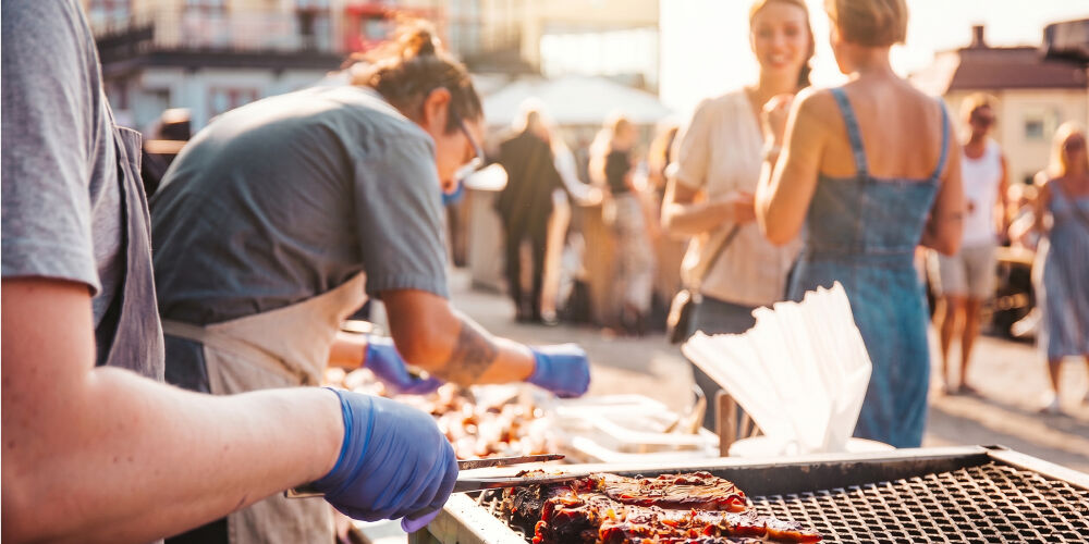 Pork party på Mosebacketerrassen