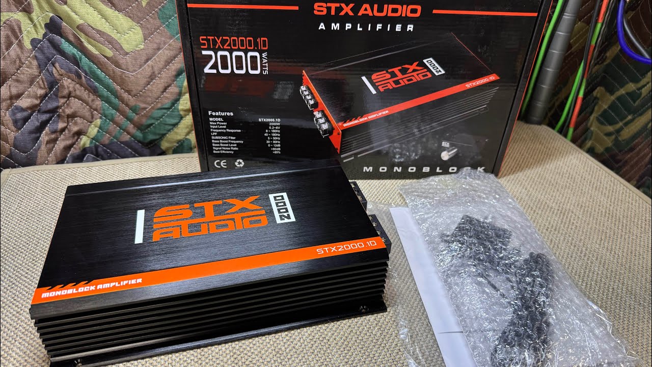 STX Audio STX3000.1D 3000-Watt Monoblock Class D Amplifier
