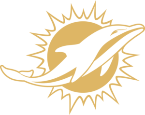 Logo_Dolphins_Primary_RGB-Gold_DB The Dolphins logo in gold coloring.