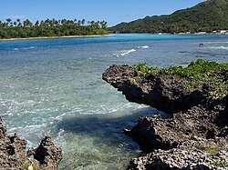 Strando de insulo Rarotonga