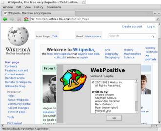 Screenshot del software
